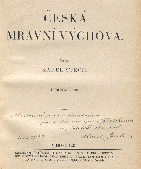 Česká mravní výchova